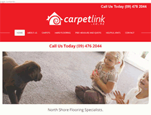 Tablet Screenshot of carpetlink.co.nz